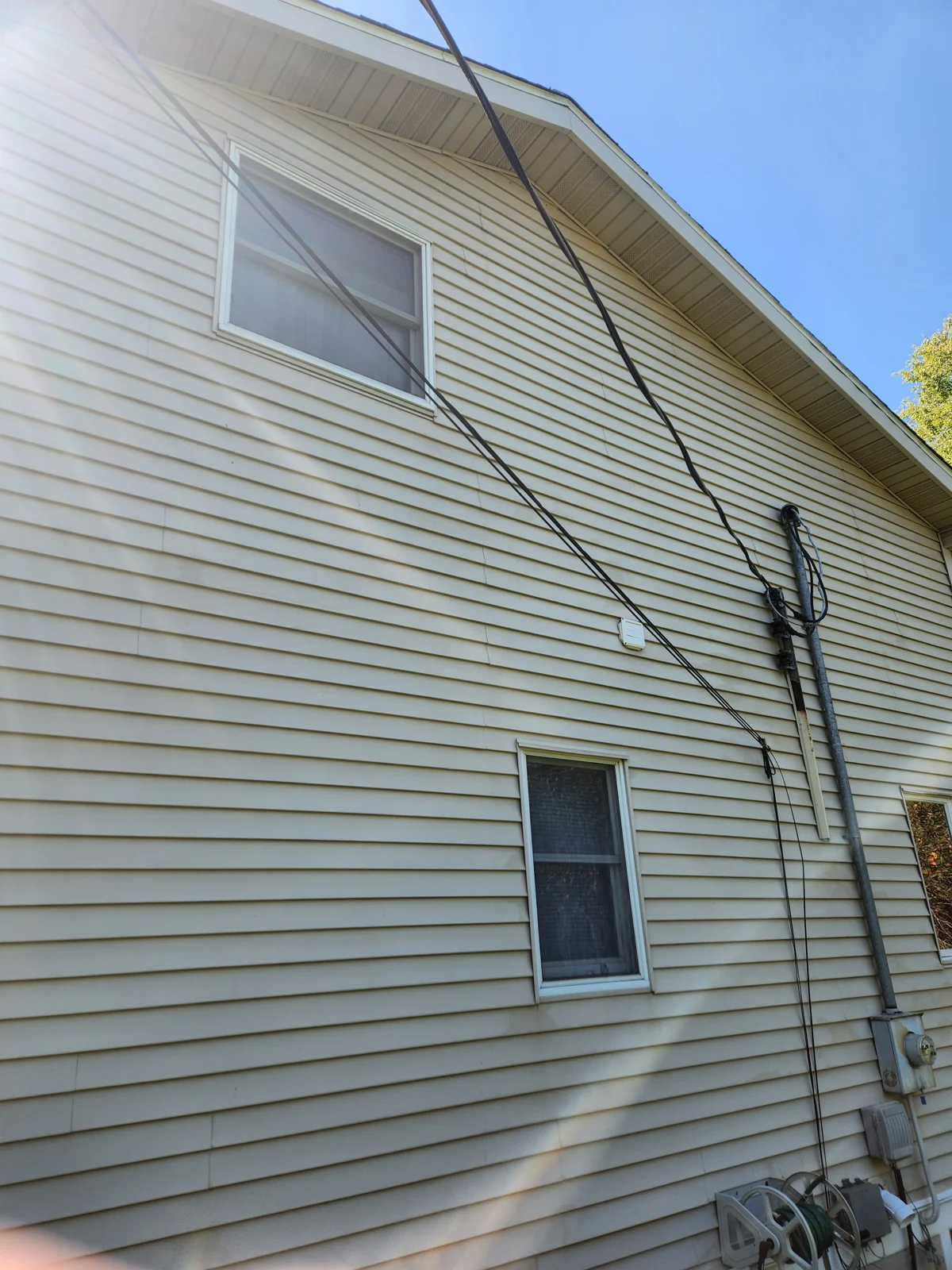 House siding after Kodiak cleaning